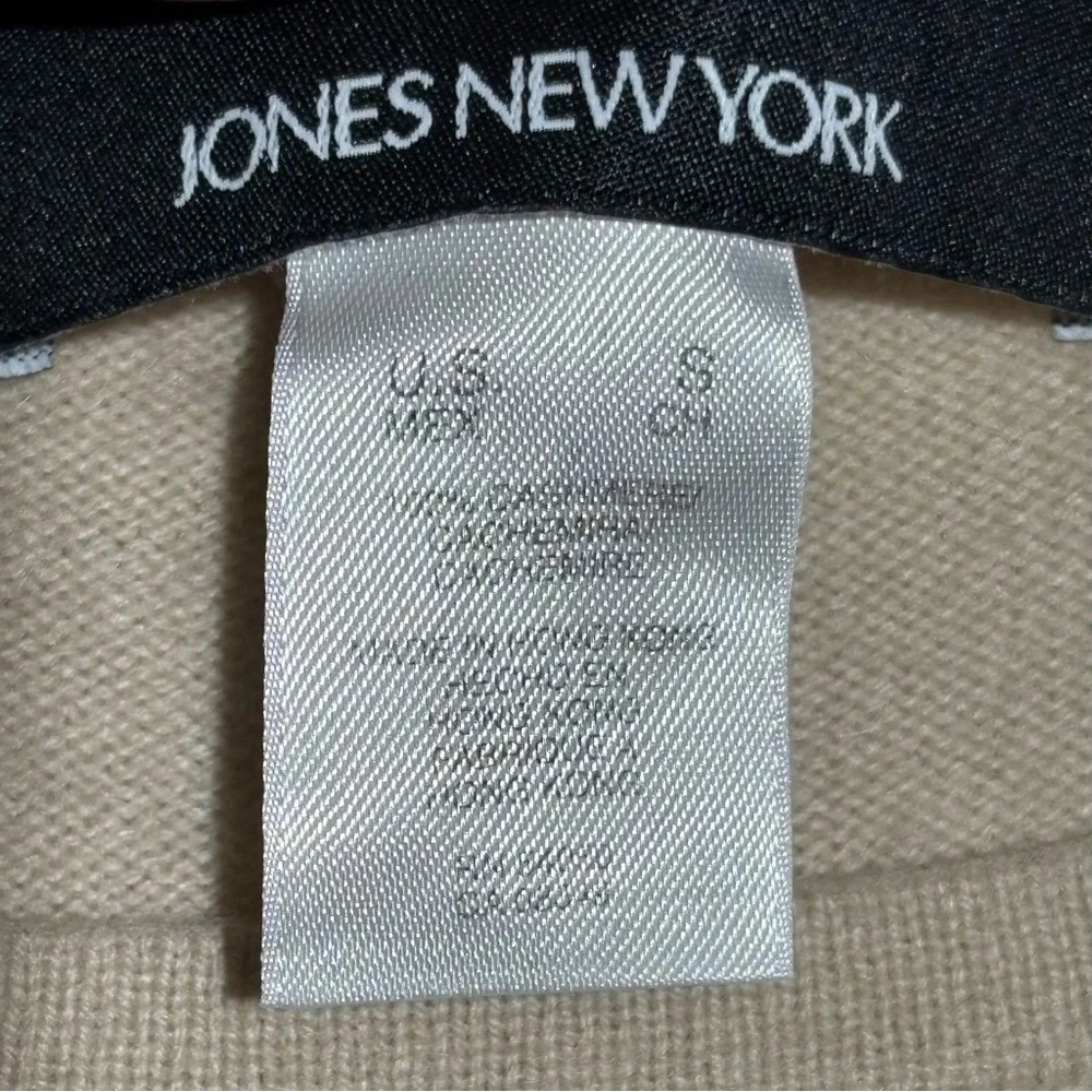 Jones NY 100% cashmere pullover sweater women’s small preppy academia old money - Picture 6 of 7